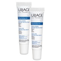 Uriage Eau Thermale Πακέτο Προσφοράς Bariederm Cica Lips Protecting Balm 2x15ml 1+1 Δώρο - Προστατευτικό Χειλιών που Προσφέρει Τριπλή Δράση