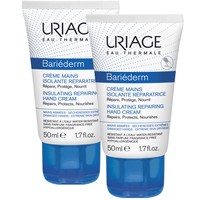 Uriage Eau Thermale Πακέτο Προσφοράς Bariederm Insulating Repairing Hand Cream 2x50ml 1+1 Δώρο - Κρέμα που Θρέφει, Καταπραΰνει και Απαλύνει τα Πολύ Ξηρά Χέρια