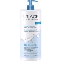 Uriage Eau Thermale Cleansing Cream 1000ml - Κρέμα Καθαρισμού & Θρέψης για Πρόσωπο - Σώμα - Μαλλιά