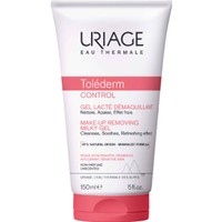 Uriage Tolederm Control Make-Up Removing Milky Gel 150ml - Gel Ντεμακιγιάζ Προσώπου σε Μορφή Γαλακτώματος για το Ευαίσθητο & Δυσανεκτικό Δέρμα