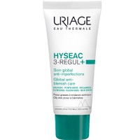 Uriage Hyseac 3-Regul+ Anti-Blemish Global Care 40ml - Φροντίδα κατά των Ατελειών για Λιπαρή με Τάση για Ατέλειες Επιδερμίδα