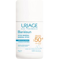 Uriage Bariesun Bar Mineral Stick Spf50+, 18g - Αντηλιακό Στικ Mineral για τις Ευαίσθητες Περιοχές