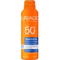 Uriage Bariesun Dry Mist Very High Protection Spf50+, 200ml - Αντηλιακό Mist Προσώπου - Σώματος Πολύ Υψηλής Προστασίας με Ματ Αποτέλεσμα, Κατάλληλο για Ευαίσθητες Επιδερμίδες