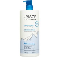 Uriage Promo Cleansing Cream 1Lt - Θρεπτική Κρέμα Καθαρισμού για Πρόσωπο, Μαλλιά & Σώμα για Απόλυτα Καθαρό, Απαλό & Ενυδατωμένο Δέρμα με Αντλία