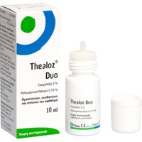 Thea Thealoz Duo Drops 10ml - Οφθαλμικές Σταγόνες με Υαλουρονικό Οξύ για Ενυδάτωση, Λίπανση & Προστασία των Ματιών Κατά των Ερεθισμών