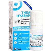 Thea Hyabak Daily Dry Eye Care 10ml - Οφθαλμικές Σταγόνες που Ενυδατώνουν & Καταπραΰνουν τα Ξηρά, Κουρασμένα & Εκτεθειμένα σε Οθόνες Μάτια