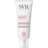 SVR Cicavit+ Soothing Protecting SPF50+ Anti-Mark Cream 40ml - Αναπλαστική & Αντηλιακή Κρέμα Πολύ Υψηλής Προστασίας με Αόρατη Υφή Χωρίς Άρωμα