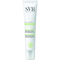 SVR Sebiaclear Mat & Pores Sebum Regulating Anti-Enlarged Pore Cream 40ml - Ματ Κρέμα Προσώπου Διπλής Δράσης για Ενυδάτωση & Ρύθμιση Σμήγματος με 4% Γλυκονολακτόνη, Σαλικυλικό Οξύ & 2% Mat SR