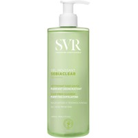 SVR Sebiaclear Anti-Imperfections Gel Moussant Cleanser 400ml - Καθαριστικό Τζελ Προσώπου & Σώματος για Λιπαρό Δέρμα με Τάση Ακμής με Γλυκονολακτόνη & Σαλικυλικό Οξύ με Αντλία