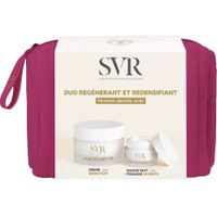 SVR Promo Densitium Global Correction Redensifying Cream 50ml & Repair Night Balm 15ml & Δώρο Νεσεσέρ 1 Τεμάχιο - Αντιγηραντική Κρέμα Ημέρας Προσώπου για Σύσφιξη & Λείανση Ρυτίδων για Ώριμες Επιδερμίδες & Αντιγηραντικό Βάλσαμο Νύχτας για Επανόρθωση & Αναδόμηση του Δέρματος