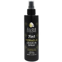 Aloe Colors 7in1 Miracle Leave in Spray 200ml - Σπρέι Μαλλιών που Χαρίζει Θερμοπροστασία, Anti-frizz, Επανόρθωση, Ενυδάτωση, Θρέψη, Λάμψη & Εύκολο Ξεμπέρδεμα σε μία Μόνο Κίνηση