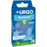 Urgo Waterproof Pads 10 Τεμάχια - Αντισηπτικά, Αδιάβροχα Αυτοκόλλητα Επιθέματα που Προστατεύουν την Πληγή από το Νερό & τα Βακτήρια