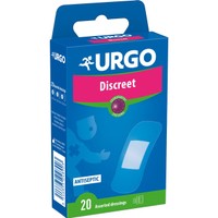 Urgo Discreet Transparent Pads 20 Τεμάχια - Αντισηπτικά, Διάφανα Αυτοκόλλητα Επιθέματα για Αόρατη Προστασία