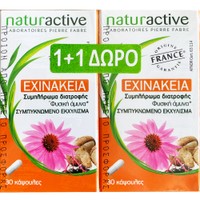 Naturactive Promo Echinacea 60caps - Συμπλήρωμα Διατροφής με Εκχύλισμα Εχινάκειας για Ενίσχυση του Ανοσοποιητικού Συστήματος