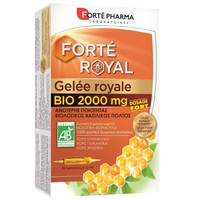 Forté Pharma Gelée Royale Bio 2000mg 20amp. x 10ml - Συμπλήρωμα Διατροφής με Ανώτερης Ποιότητας Βιολογικό Βασιλικό Πολτό