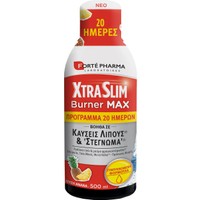 Forte Pharma Xtra Slim Burner MAX 500ml - Συμπλήρωμα Διατροφής που Βοηθά στο Κάψιμο του Λίπους, Μείωση Πόντων & Έλεγχο Βάρους με Γεύση Ανανά