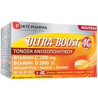 Forte Pharma Ultra Boost 4G Immunity Booster 30 Effer.tabs - Συμπλήρωμα Διατροφής για την Ενίσχυση του Ανοσοποιητικού
