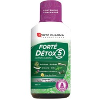 Forte Pharma Forte Detox 5 Organs 500ml - Συμπλήρωμα Διατροφής Εκχυλίσματος Βοτάνων, Φρούτων & Φυτών για Αποτελεσματική Αποτοξίνωση του Οργανισμού σε 5 Ζωτικά Όργανα