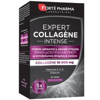 Forte Pharma Expert Collagene Intense 14 sticks - Συμπλήρωμα Διατροφής σε Σκόνη για Σύσφιξη Δέρματος, Λείανση Ρυτίδων με Κολλαγόνο & Βιταμίνες