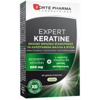 Forte Pharma Expert Keratine Συμπλήρωμα Διατροφής για 6 Φορές Λιγότερο Σπάσιμο στα Εύθραυστα Ταλαιπωρημένα Μαλλιά 40caps