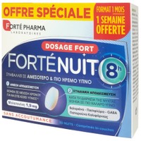 Forte Pharma Fortenuit 8h 30caps - Συμπλήρωμα Διατροφής με Μελατονίνη για την Επίτευξη Συνεχούς, Αδιάκοπου Ύπνου