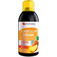 Forte Pharma Turboslim Drink Ανανάς 500ml - Συμπλήρωμα Διατροφής για Αποτοξίνωση του Οργανισμού & Αδυνατιστική Δράση