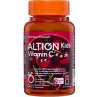 Altion Kids Vitamin C 60 Softgels - Συμπλήρωμα Διατροφής για Παιδιά με Βιταμίνη C από το Φυτό Ασερόλα για Ενίσχυση του Ανοσοποιητικού με Γεύση Κεράσι