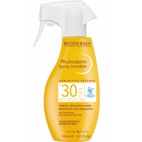 Bioderma Photoderm Sun Active Defense Spf30 Invisible Spray 300ml - Αντηλιακό Spray Προσώπου - Σώματος Υψηλής Προστασίας για Ευαίσθητο Δέρμα με Ενυδατική Δράση & Αόρατο Αποτέλεσμα Χωρίς Λευκά Ίχνη