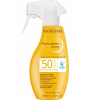 Bioderma Photoderm Sun Active Defense Spf50+ Spray 300ml - Αντηλιακό Spray Προσώπου - Σώματος Πολύ Υψηλής Προστασίας για Ευαίσθητο Δέρμα με Ενυδατική Δράση