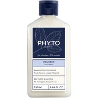 Phyto Douceur Softness Shampoo for All Hair Types 250ml - Travel Size - Σαμπουάν Καθημερινής Χρήσης για Απαλά & Λαμπερά Μαλλιά, Κατάλληλο για Όλη την Οικογένεια