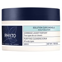 Phyto Scalp Solution Purifying Cleansing Scrub 200gr - Scrub για Εξυγίανση του Τριχωτού της Κεφαλής με Κρυστάλλους Θαλασσινού Αλατιού