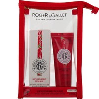 Roger & Gallet Πακέτο Προσφοράς Gingembre Rouge Water Perfume 30ml & Δώρο Wellbeing Shower Gel 50ml & Τσαντάκι (Travel Size) - Γυναικείο Άρωμα & Αφρόλουτρο με Εκχύλισμα Τζίντζερ