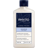 Phyto Douceur Softness Shampoo for All Hair Types - 500ml - Σαμπουάν Καθημερινής Χρήσης για Απαλά & Λαμπερά Μαλλιά, Κατάλληλο για Όλη την Οικογένεια