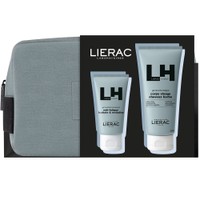 Lierac Promo Homme Anti-Fatigue Hydrate & Revitalize Gel 50ml & Shower Gel 200ml & Δώρο Νεσεσέρ 1 Τεμάχιο - Ενυδατικό Τονωτικό Τζελ για Πρόσωπο & Μάτια & Ανδρικό Αφρόλουτρο για Πρόσωπο, Σώμα & Μαλλιά