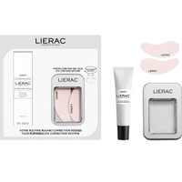 Lierac Promo Diopti Puffiness Correction Gel 15ml & Eye Contour Reusable Patches 1 Ζευγάρι - Διορθωτικό Gel που Αποσυμφορίζει, Τονώνει & Αναζωογονεί τις Σακούλες των Ματιών &  Επαναχρησιμοποιούμενα Patches για τα Μάτια