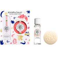 Roger & Gallet Promo Fleur de Figuier Eau Parfumée Bienfaisante 30ml & Wellbeing Soap 100g - Γυναικείο Άρωμα με Νότες Σύκο & Γκρέιπφρουτ & Αναζωογονητικό Φυτικό Σαπούνι Σώματος με Άρωμα Σύκο