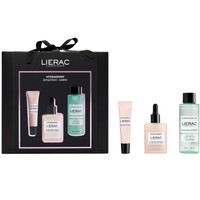 Lierac Promo Hydragenist The Rehdrating Eye Care 15ml & The Rehydrating Serum 30ml & The Eye Make-up Remover 100ml - Ενυδατική Κρέμα Ματιών με Υαλουρονικό Οξύ & Ενυδατικός Ορός Προσώπου Εντατικής Περιποίησης & Επαναπύκνωσης & Ντεμακιγιάζ Ματιών που Καθαρίζει & Προστατεύει τις Βλεφαρίδες