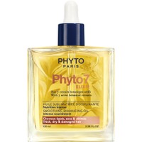 Phyto 7 Elixir Smoothing Enhancing Oil 100ml - Έλαιο Εντατικής Θρέψης για Πυκνά, Ξηρά & Κατεστραμμένα Μαλλιά που Χαρίζει Απαλότητα & Μεταξένια Υφή Χωρίς να τα Βαραίνει