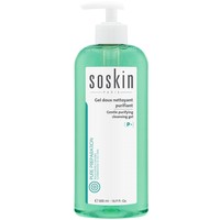 Soskin Gentle Purifying Cleansing Gel 500ml - Απαλό Τζελ Καθαρισμού Προσώπου για την Απομάκρυνση του Περιττού Σμήγματος