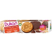 Dukan Nutrition Pour Tous Biscuits Nappes de Chocolat et Graines de Chia 16 Τεμάχια - Μπισκότα Βρώμης με Επικάλυψη Σοκολάτας & Σπόρους Chia