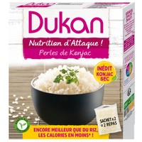 Dukan Nutrition d' Attaque Perles de Konjac 2x50gr - Κόντζακ Ρύζι Υψηλής Περιεκτικότητας σε Φυτικές Ίνες, Χαμηλής Περιεκτικότητας σε Υδατάνθρακες & Θερμίδες