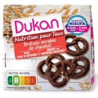 Dukan Nutrition d' Attaque Bretzels Enrobes de Chocolat 100gr - Pretzels Βρώμης με Επικάλυψη Σοκολάτας