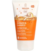Weleda Kids 2 in 1 Shampoo & Body Wash Παιδικό Σαμπουάν & Αφρόλουτρο Φρουτώδες Πορτοκάλι 150ml