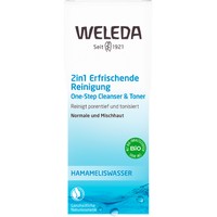 Weleda One Step Cleanser & Toner 100ml - 2 σε 1 Γαλάκτωμα Καθαρισμού Προσώπου & Τονωτική Λοσιόν  με Εκχύλισμα Αμαμελίδας