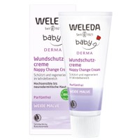 Weleda Baby Derma White Mallow Nappy Change Cream 50ml - Κρέμα Αλλαγής Πάνας με Μολόχα, Δίχως Άρωμα με Ήπια, Φυσικά Συστατικά