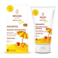 Weleda Baby & Kids Sun Edelweiss Sunscreen Lotion Spf30 Sensitive 150ml - Παιδικό Αντηλιακό Γαλάκτωμα Προσώπου Σώματος Υψηλής Προστασίας για Ευαίσθητες Επιδερμίδες