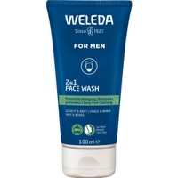 Weleda For Men 2 in 1 Face Wash 100ml - Δροσερό Καθαριστικό για Πρόσωπο & Γένια