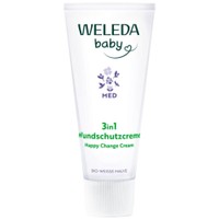 Weleda Baby 3in1 Nappy Change Cream 50ml - Κρέμα Αλλαγής Πάνας με Μολόχα για το Ερεθισμένο Δέρμα
