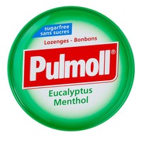 Pulmoll Sugar Free Candies with Eucalyptus & Menthol 45gr - Καραμέλες με Ευκάλυπτο & Μενθόλη