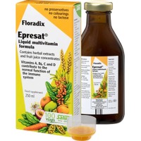 Floradix Epresat 250ml - Συμπλήρωμα Διατροφής Πολυβιταμινών για Ενέργεια, Τόνωση Υποστήριξη του Νευρικού Συστήματος & Πνευματική Διαύγεια